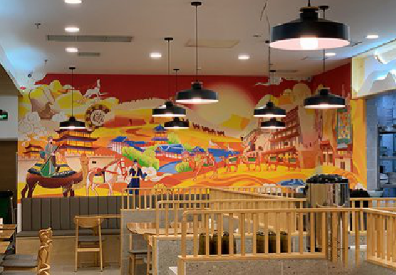 田林商业空间彩绘介绍。