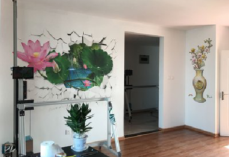 田林墙体彩绘相比墙纸的优势。